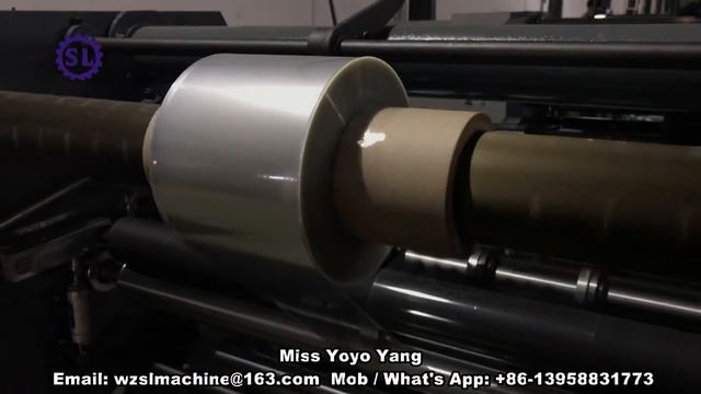 1400 mm Width Plastic Film Slitting Machine смотреть онлайн