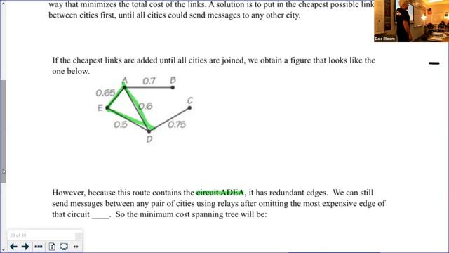 DM Chapter 2.4: Spanning Trees and Kruskal's Algorithm 10.04 смотреть онлайн