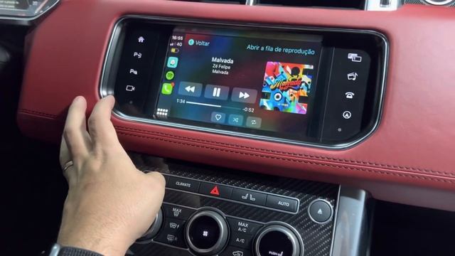 CarPlay para Range Rover sport SVR, que não veio com CarPlay de fábrica,mantendo originalidade смотреть онлайн