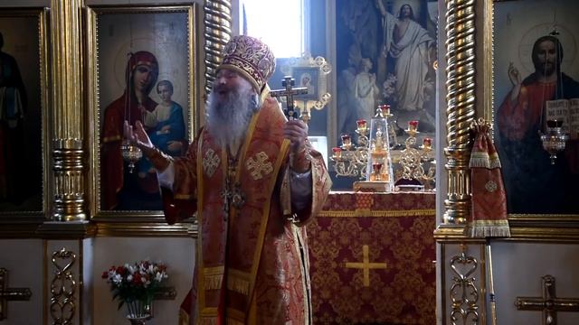 Слово митрополита Иоанна после литургии в Смоленском соборе г. Козьмодемьянска в Светлую среду смотреть онлайн