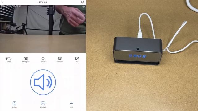 LINSCAM Hidden Camera Clock смотреть онлайн