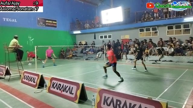 Pertarungan antara 2 pemain ex djarum Aufa/Ajay vs Axioma/Jonathan смотреть онлайн