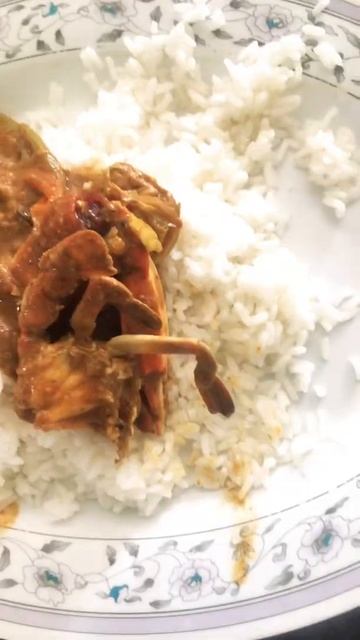 🦀 Crab curry /with Rice/foodie/#foodie #shorts #createshorts смотреть онлайн