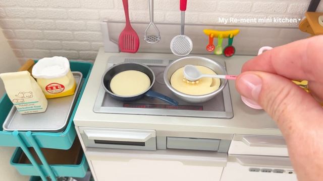 Mini Kitchen Set ASMR Mini Cooking Re-ment #rement #minicooking #minifood #miniature