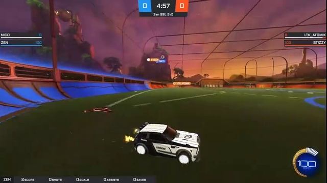 Гончики ZEN в Rocket League – самые быстрые гонки на экране! ⚡🚀 смотреть онлайн