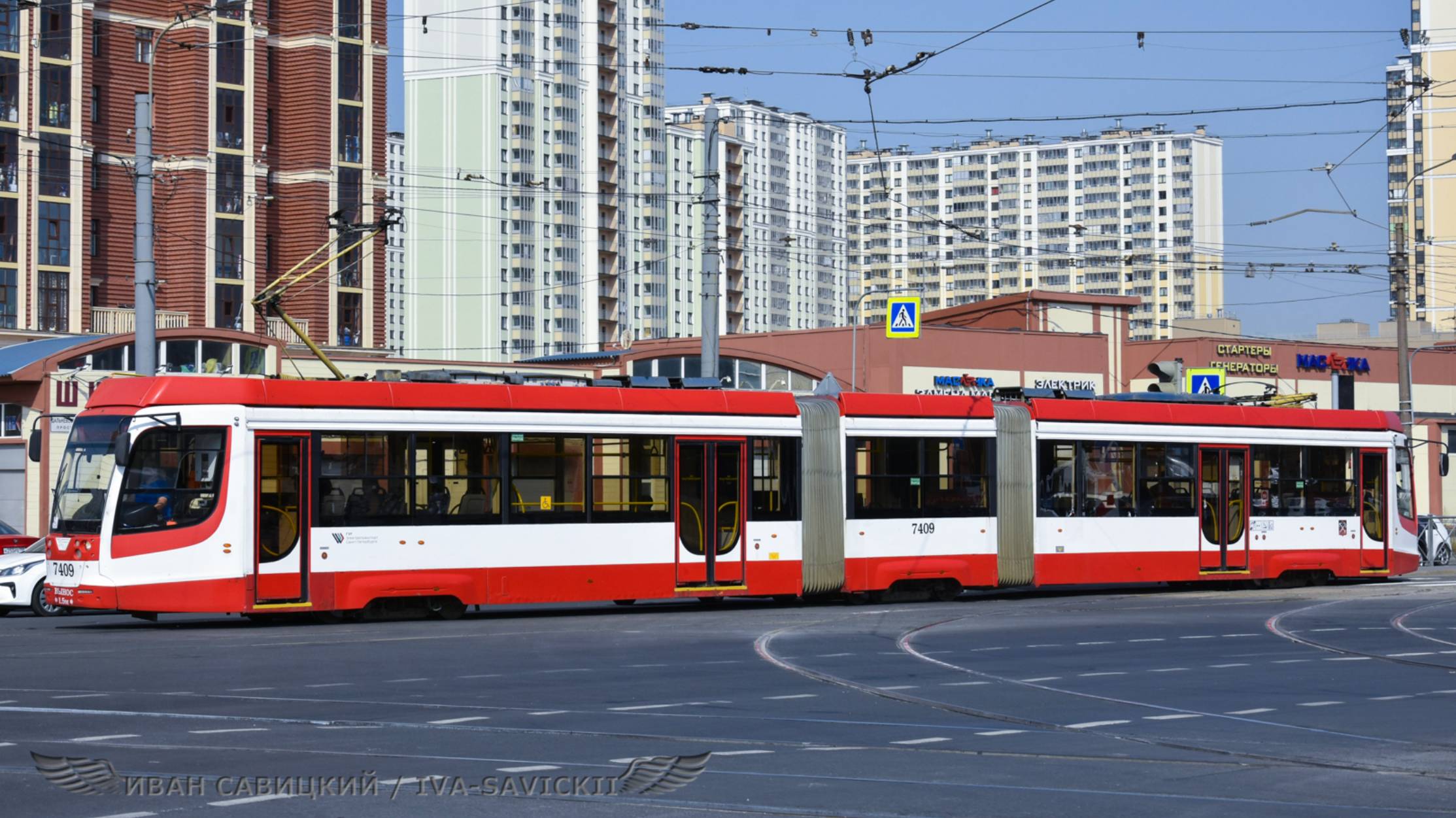 Трамваи Петербурга на 55 маршруте-от древностей до современных вагонов смотреть онлайн