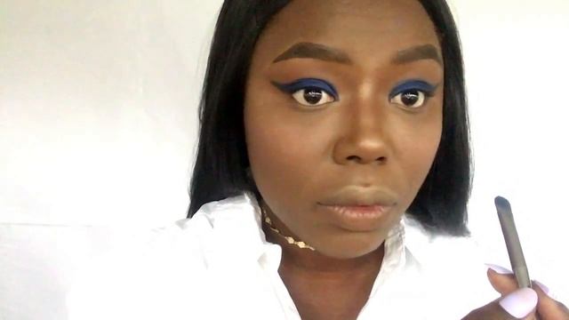 Boss Lady Bold Blue Eye-Makeup Tutorial|| Makeup & Skincare With Saudia смотреть онлайн