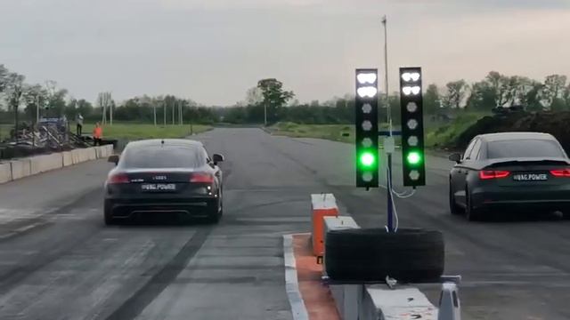 Audi A3 2.0 CJX stage4 vs Audi TTRS stage4 700+ смотреть онлайн