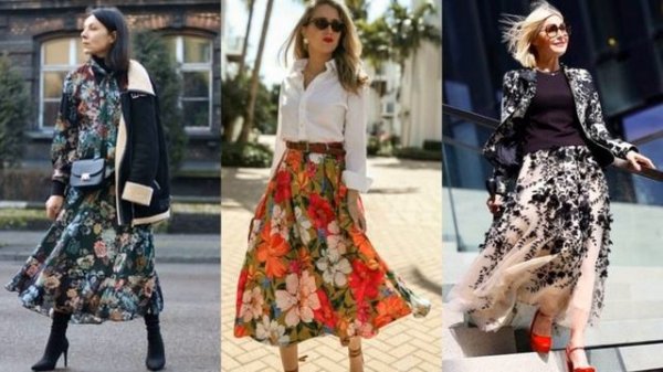 ШИКАРНЫЙ ЦВЕТОЧНЫЙ 💕ПРИНТ В ЖЕНСКОМ ЭЛЕГАНТНОМ ГАРДЕРОБЕ💕