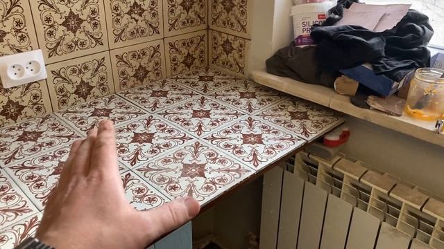 Делаю кухню из ретро плитки, как вам идея? смотреть онлайн