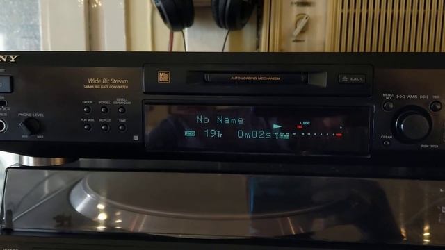 Sony MDS-JE520 Minidisc Recorder Deck - quick recording test смотреть онлайн