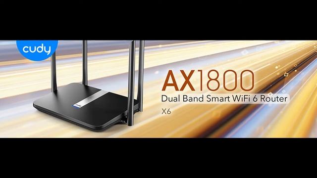 Cudy WiFi 6 Router AX1800 Smart WiFi Router OpenWRT - 802.11ax Router, 1800Mbps Dual Band, X6 смотреть онлайн