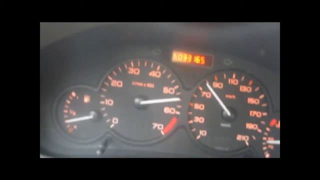 Peugeot 206 "tuned" 1.4 2005 0-100km/h acceleration смотреть онлайн
