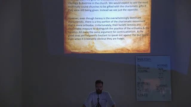 Wed evening service: The Case for Cessationism 1- Introduction & history of the charismatic gifts смотреть онлайн