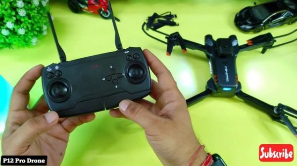 P12 Pro Drone with Dual Camera Intelligent obstacle avoidance sensor Unboxing & Full information