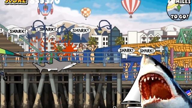 Los Angeles Shark (FLASH GAME) - Mini Gameplay. смотреть онлайн