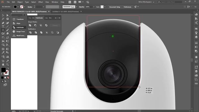 How to creating a vector smart cctv security camera in Adobe illustrator смотреть онлайн
