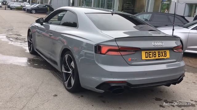 DE18BXB AUDI A5 RS 5 TSFI QUATTRO GREY 2018 смотреть онлайн