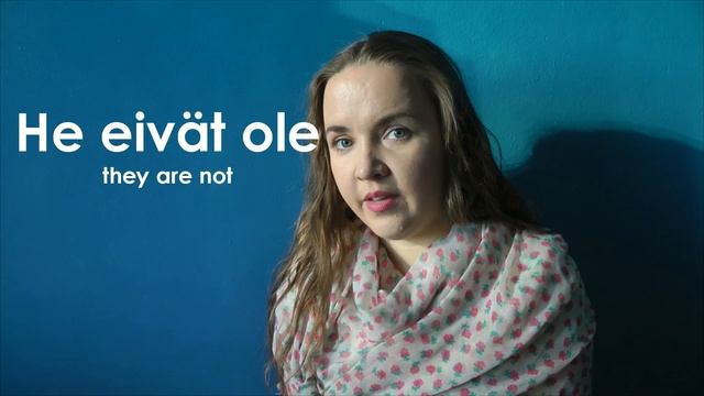 Finnish Lesson 6. The Verb 'to Be' (olla). - Opiskele Suomea! Уроки финского языка.