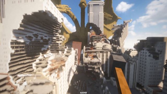 King Ghidorah vs New York | Teardown смотреть онлайн