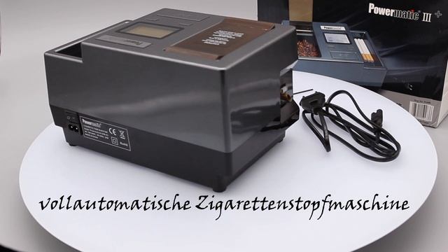 Test Elektrische Zigarettenstopfmaschine Powermatic II + Vs. Powermatic III +