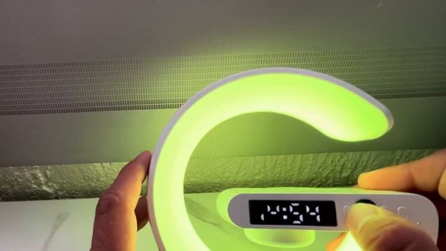 Bocina Lámpara Temu G63 Bluetooth Configuración Alarma Y Hora