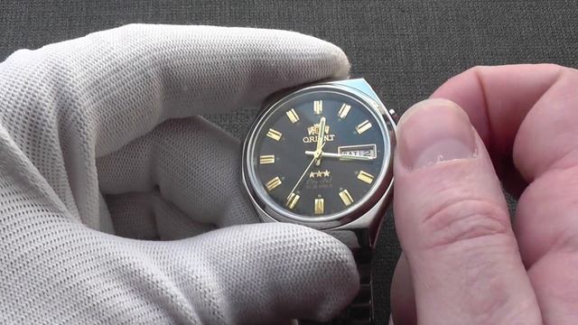 Orient Cristal 3 Stars 46943 Automatic Реставрация корпуса и браслета часов Orient