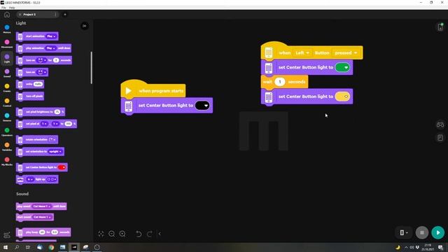 LEGO Mindstorms Scratch Tutorial #11: traffic light with 1 hub (RI, EV3 & SPIKE) [English|HD] смотреть онлайн