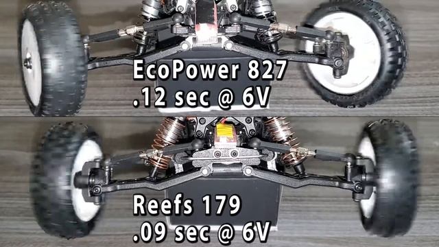 Losi Mini-B R/C Buggy Steering Servo Speed Comparison EcoPower 827 Vs Reefs 179 Brushless смотреть онлайн