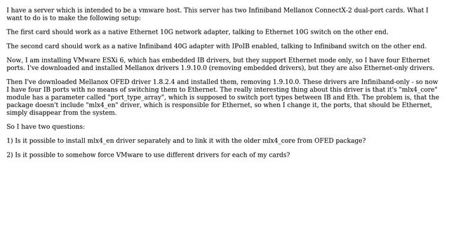 DevOps & SysAdmins: VMware infiniband configuration смотреть онлайн