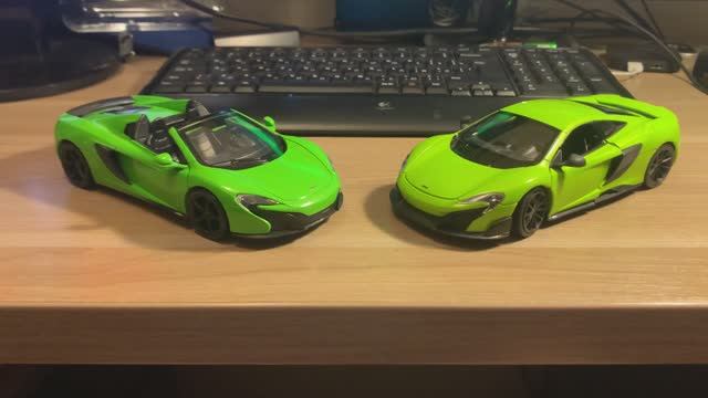 Обзор моделей McLaren 675LT и McLaren 650S в масштабе 1/24 от Welly и Motormax смотреть онлайн