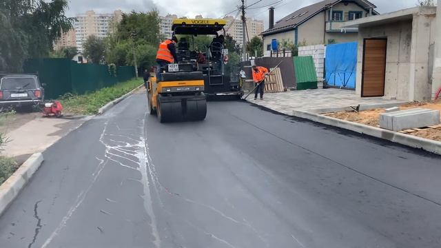 Асфальтирование двора частного дома смотреть онлайн