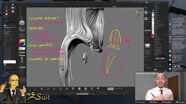 Las tardes de ZBRush v2022 - Escultura de miniaturas y Composición Parte 4 смотреть онлайн