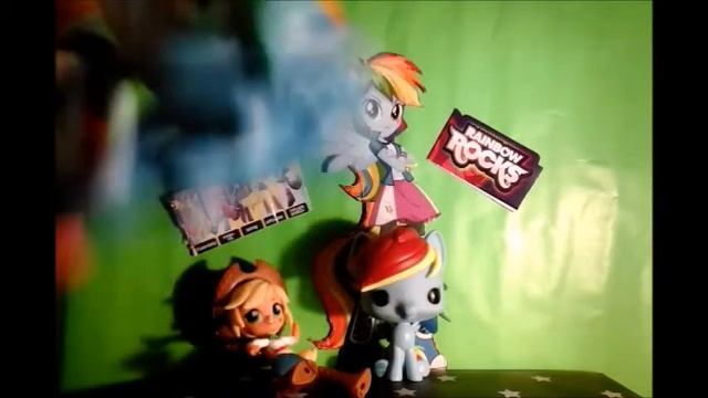 Starlight shine Toy review ! equestria girls Apple jack and Rainbow dash minis and mlp pop !! смотреть онлайн