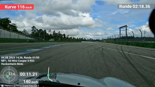 Touristenfahrten Hockenheimring 04.08.2023 Mini Cooper S R53 Kompressor, Gruppe 5, ca 14.30 Uhr смотреть онлайн