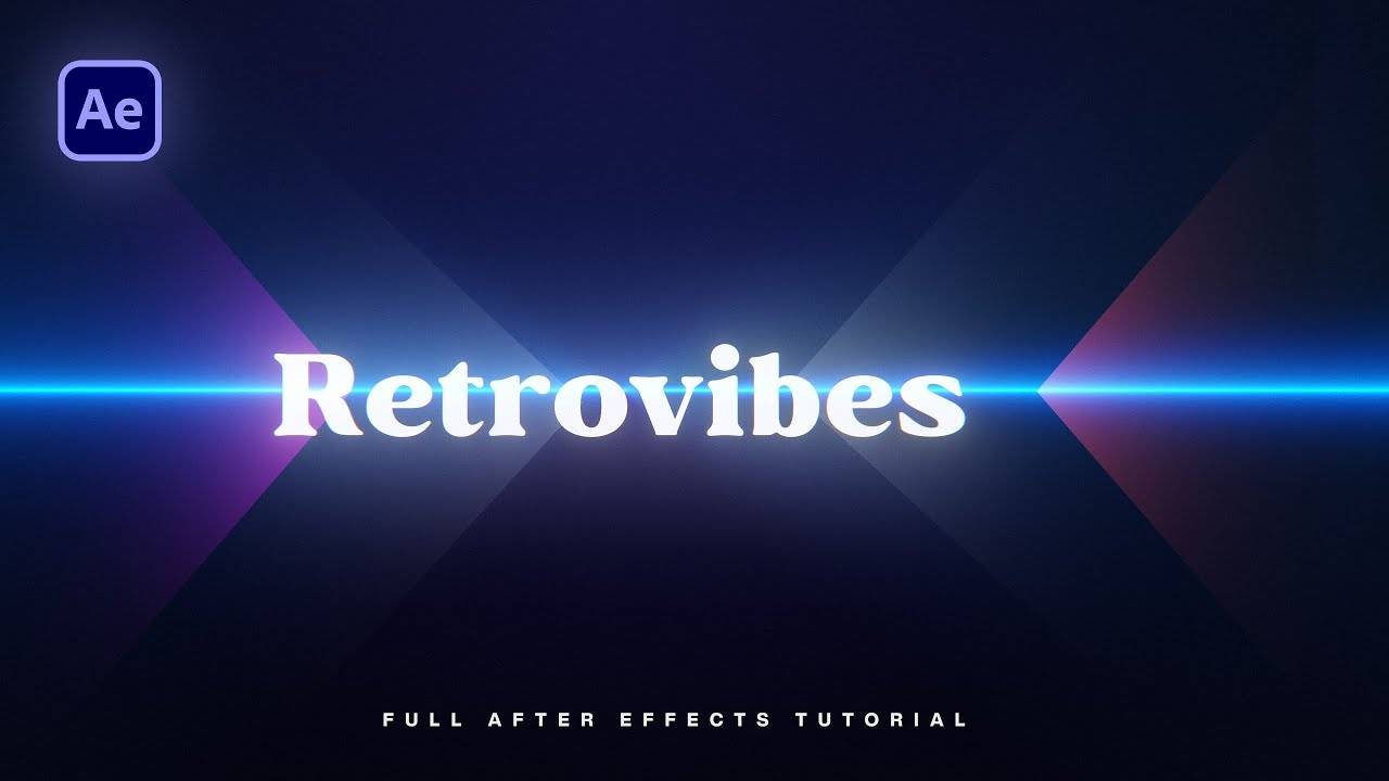 Учебник After Effects: Ретро-заголовок. Введение After Effects смотреть онлайн