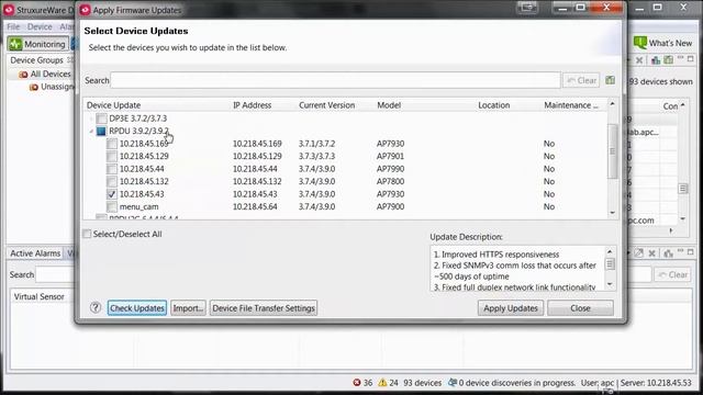 Updating APC and Netbotz Devices from StruxureWare Data Center Expert | Schneider Electric Support смотреть онлайн