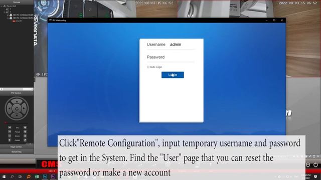 Revotech - How to login in the camera if forgot password смотреть онлайн