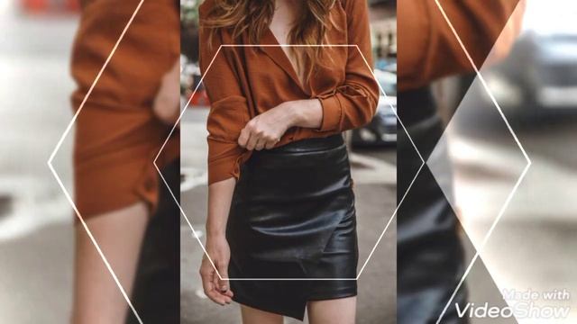 The most elegant and demanding office wear leather mini skirts outfit dasign ideas смотреть онлайн