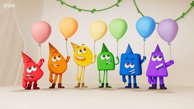 International Day Of Happiness | Yellow's Joyful Colour Party | Kids Learn Colour | Colourblocks