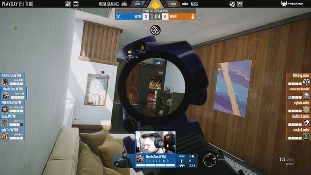 #BR62020 | W7M vs MIBR | DIA 15 - SEGUNDO TURNO | Rainbow Six Siege смотреть онлайн
