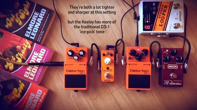 4 Boss DS-1 Style Pedals (Boss DS-1, Keeley Ultra Mod, Mooer Ultra Drive MkII, MXR '78 Distortion) смотреть онлайн