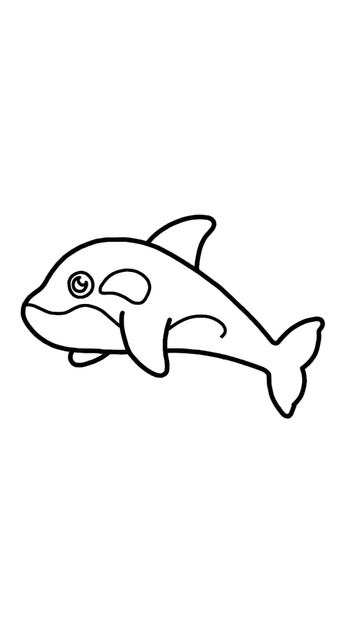 How to draw dolphin | como dibujar #art #shorts #drawing смотреть онлайн