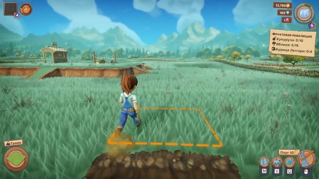 Что здесь происходит ψ(._. ) Обзор Farm together 2 (Часть 2) смотреть онлайн