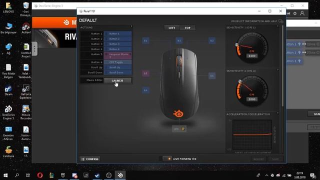 STEELSERİES MOUSE MAKRO ATAMA STEELSERİES RİVAL 110 #MACRO #stealseries смотреть онлайн