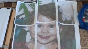 Портрет из бисера своими руками часть 1