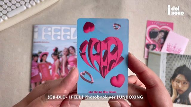 4K UNBOXING (G)I-DLE 6th Mini Album I FEEL Photobook ver 여자아이들 앨범깡 💚 смотреть онлайн
