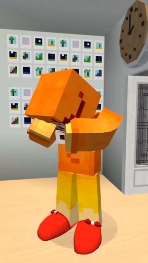 Страшный сон грабителя в minecraft!