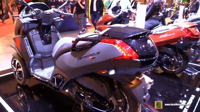 2017 Peugeot Metropolis 400 RX-R Scooter - Walkaround - 2016 EICMA Milan