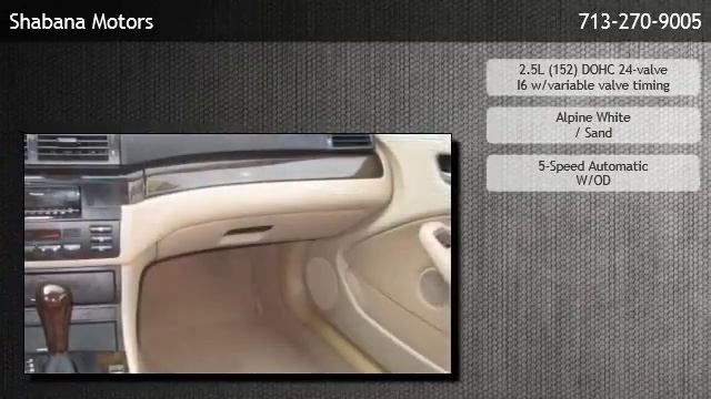 2003 BMW 325i Sedan - Houston, TX смотреть онлайн
